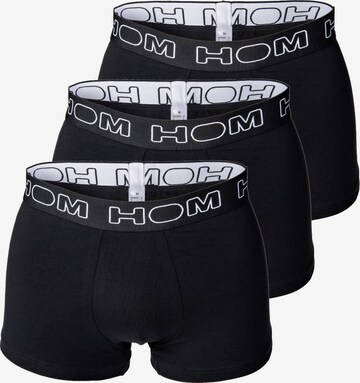 Boxers HOM en noir : devant