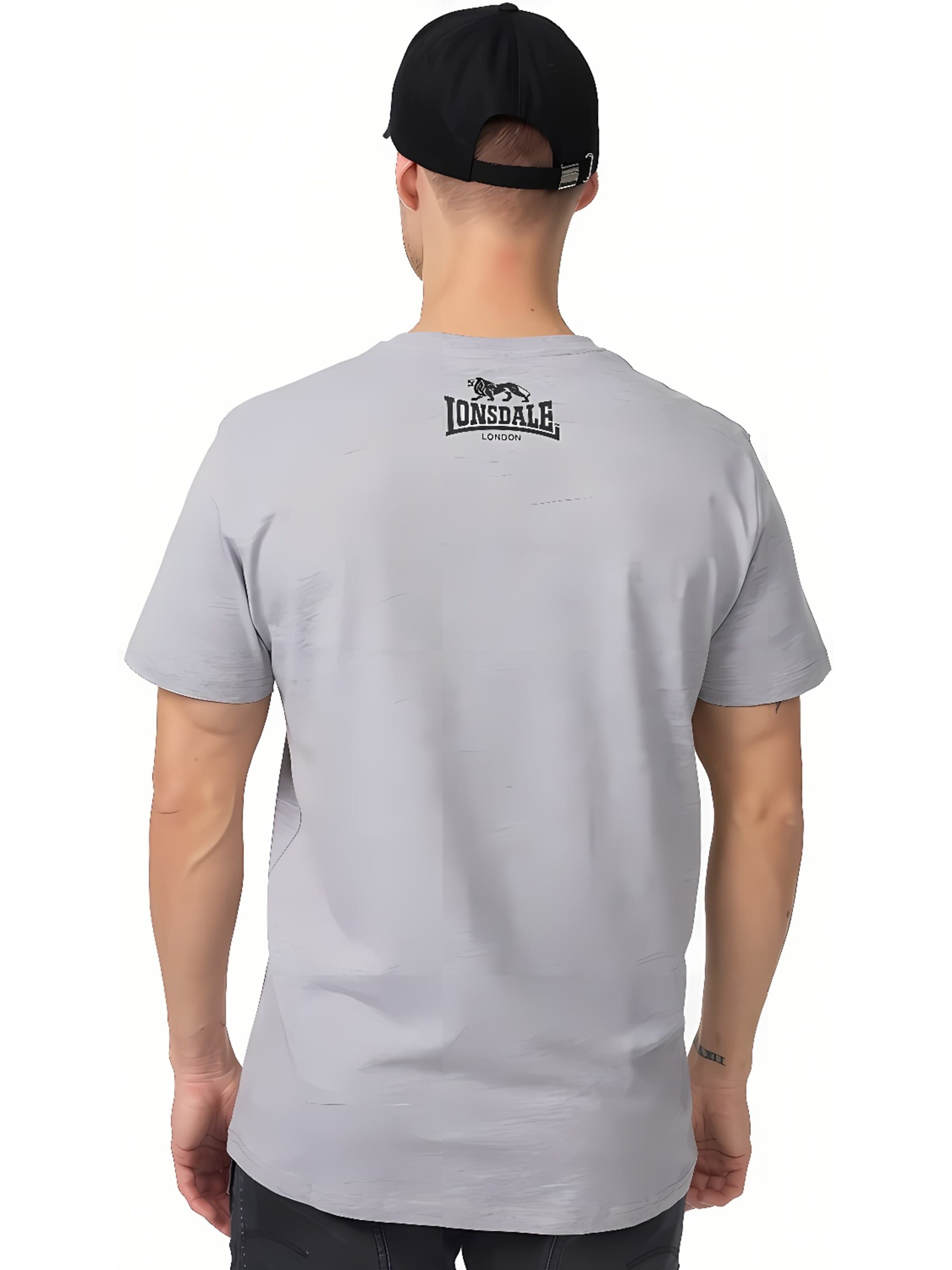 T-Shirt 'Logo' LONSDALE en gris