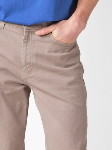 Klitmøller Regular Trousers ' Bastian ' in Beige