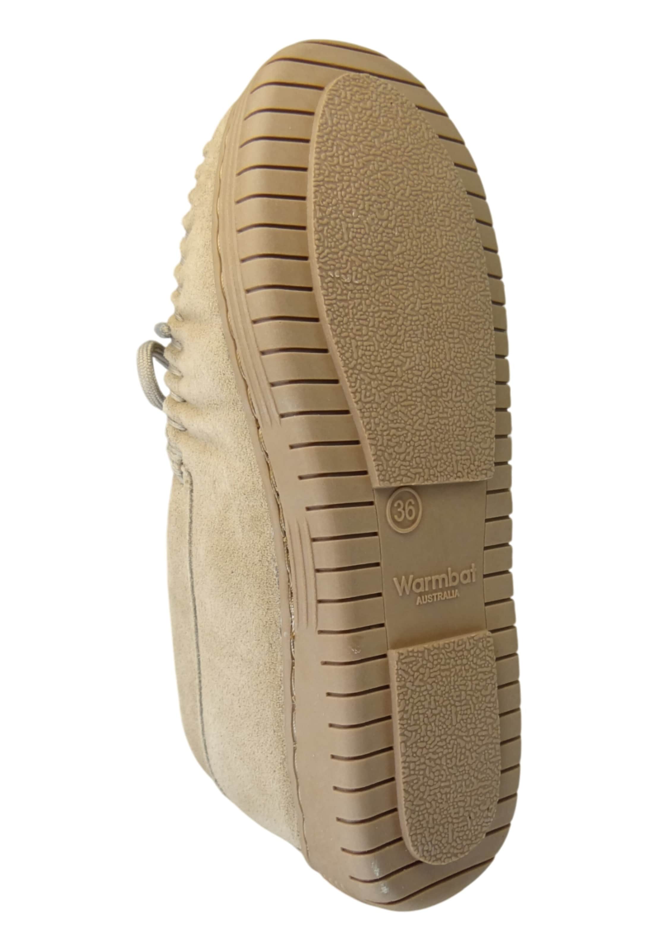 Warmbat Mokassin 'Koala' in Grau