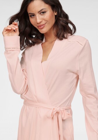 SCHIESSER Dressing Gown in Pink