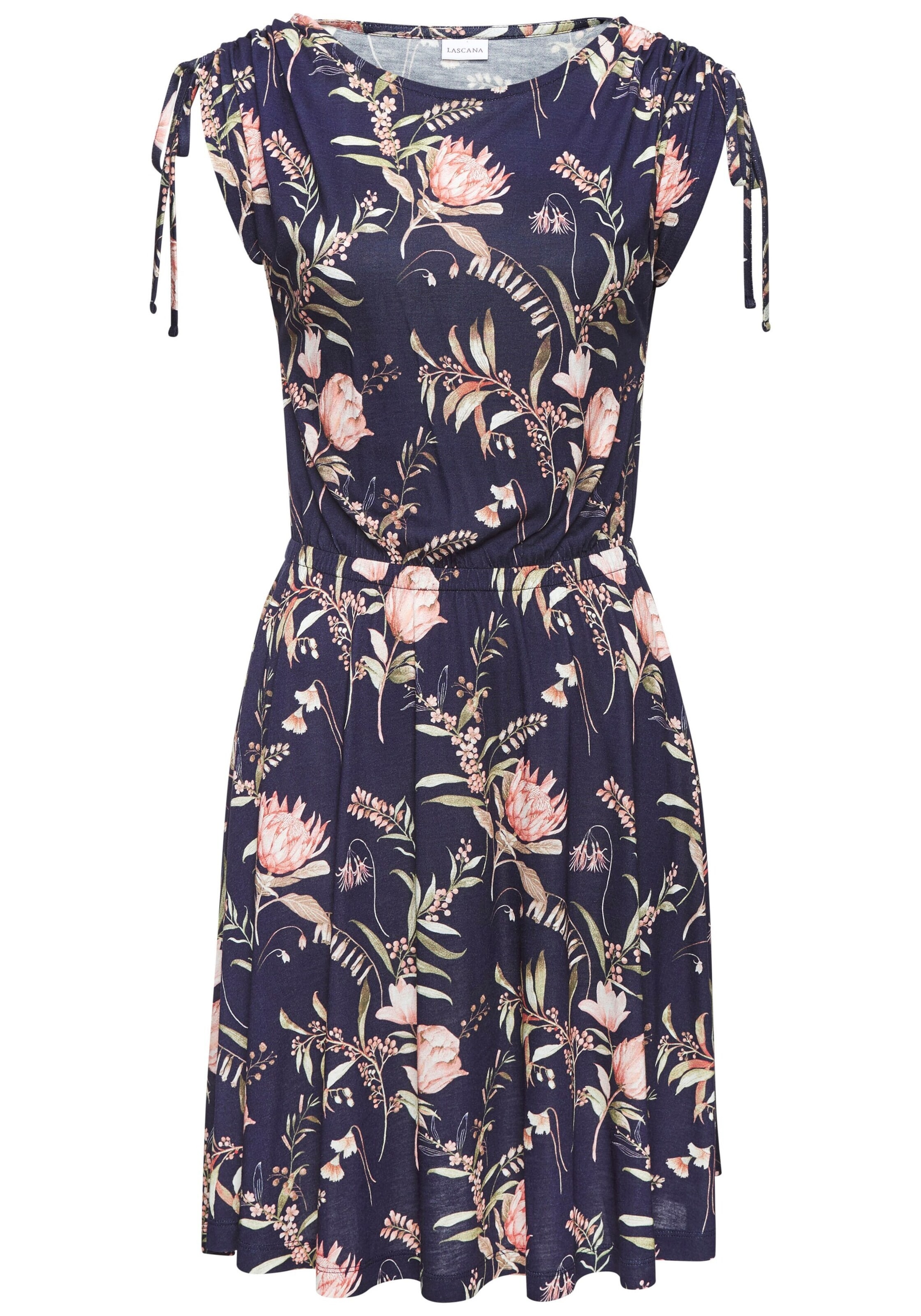 VIVANCE Letní šaty – modrá: přední strana