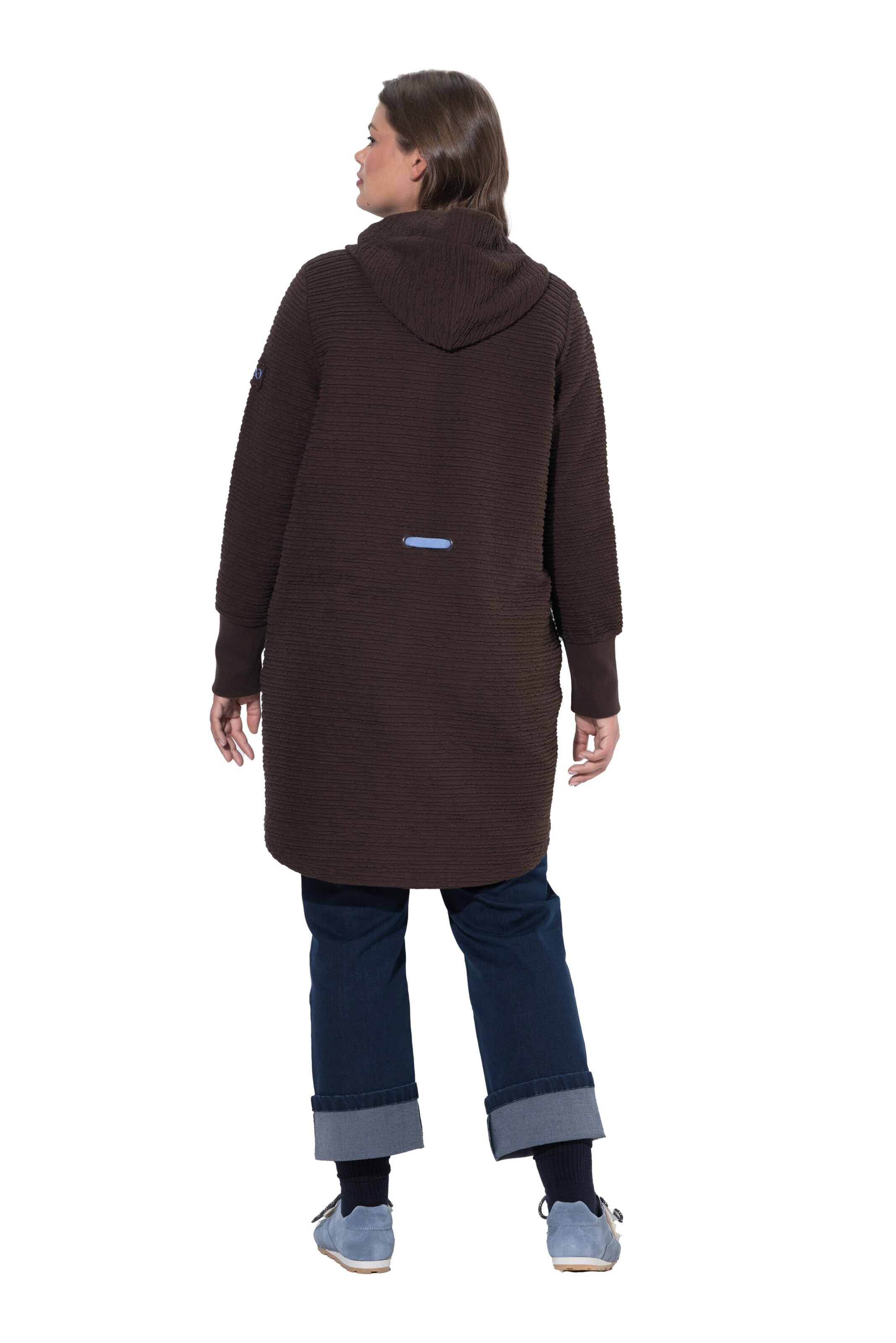 LAURASØN Sweatjacke in Braun