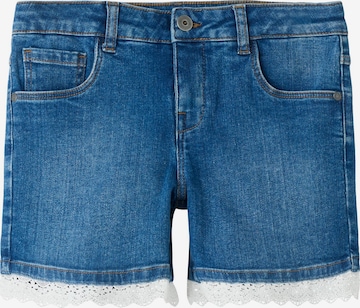 Coupe slim Jean TWO SOON en bleu : devant