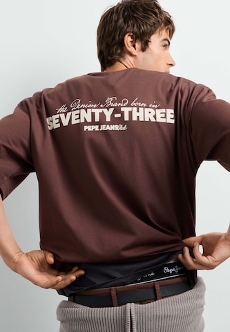 T-Shirt 'CORBIN' Pepe Jeans en marron