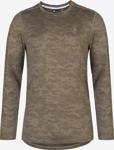 Spyder Functioneel shirt in de kleur Kaki, Productweergave