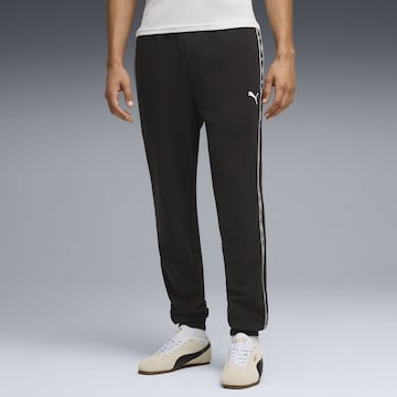 PUMA Tapered Broek 'Essentials' in Zwart: voorkant
