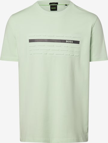 BOSS Green Shirt 'Tee 4' in Green: front