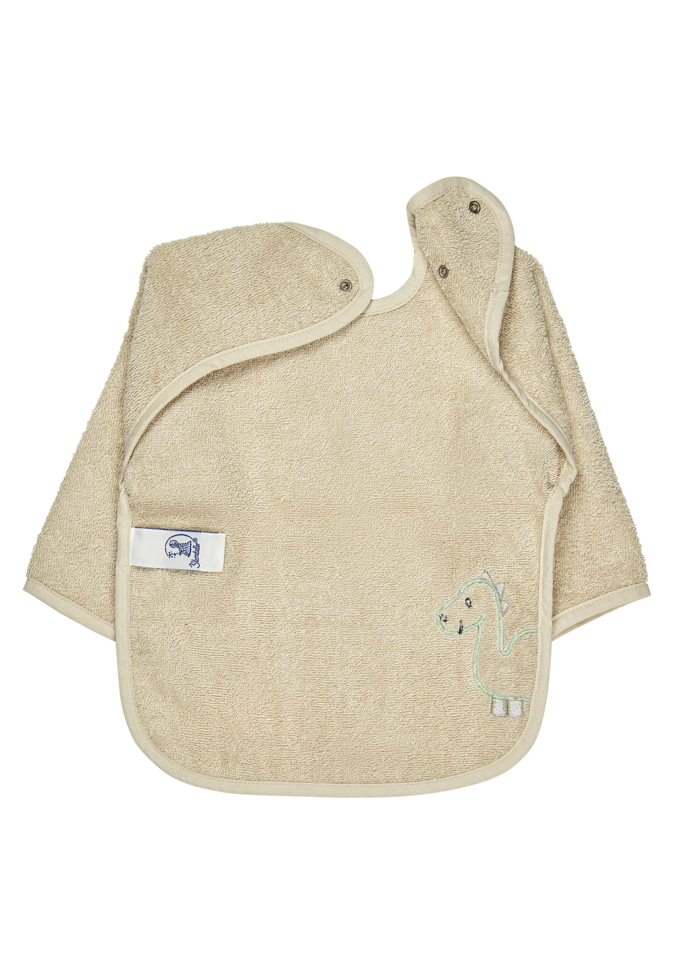 STERNTALER Bib 'DINO Rexi' in Brown