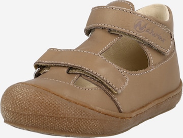NATURINO First-Step Shoes 'Puffy' in Beige: front