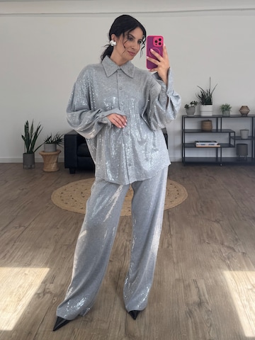 Loosefit Pantalon 'SEQUINS' KAVAZI en gris