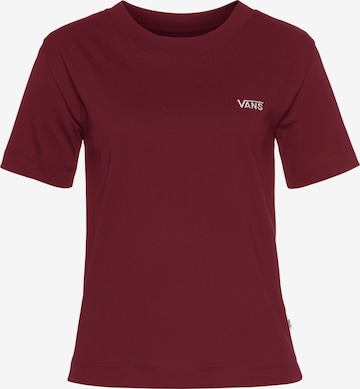 VANS - Camiseta 'WM JUNIOR V BOXY' en rojo: frente