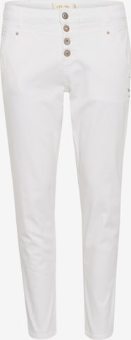 Cream Slimfit Jeans 'Paula ' in Wit: voorkant