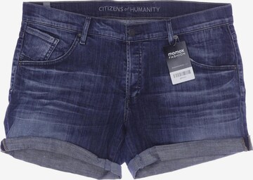 Citizens of Humanity Shorts in XL in Blue: front