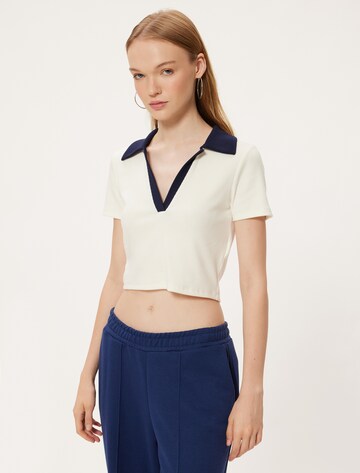 Koton Shirt in Wit: voorkant
