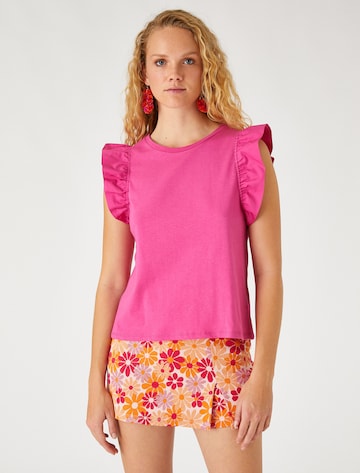Koton Top in Pink: front