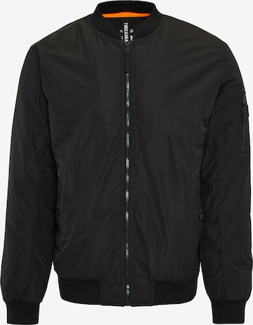 Threadbare Prehodna jakna | črna barva: sprednja stran