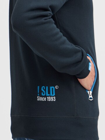 !Solid Sweatvest 'Benn' in Blauw