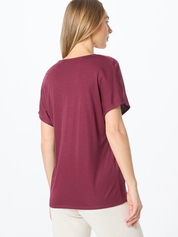 SCHIESSER Majica za spanje | vijolična barva