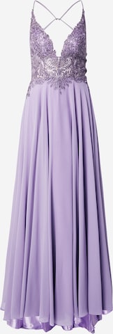 purpurinė mascara Vakarinė suknelė: priekis