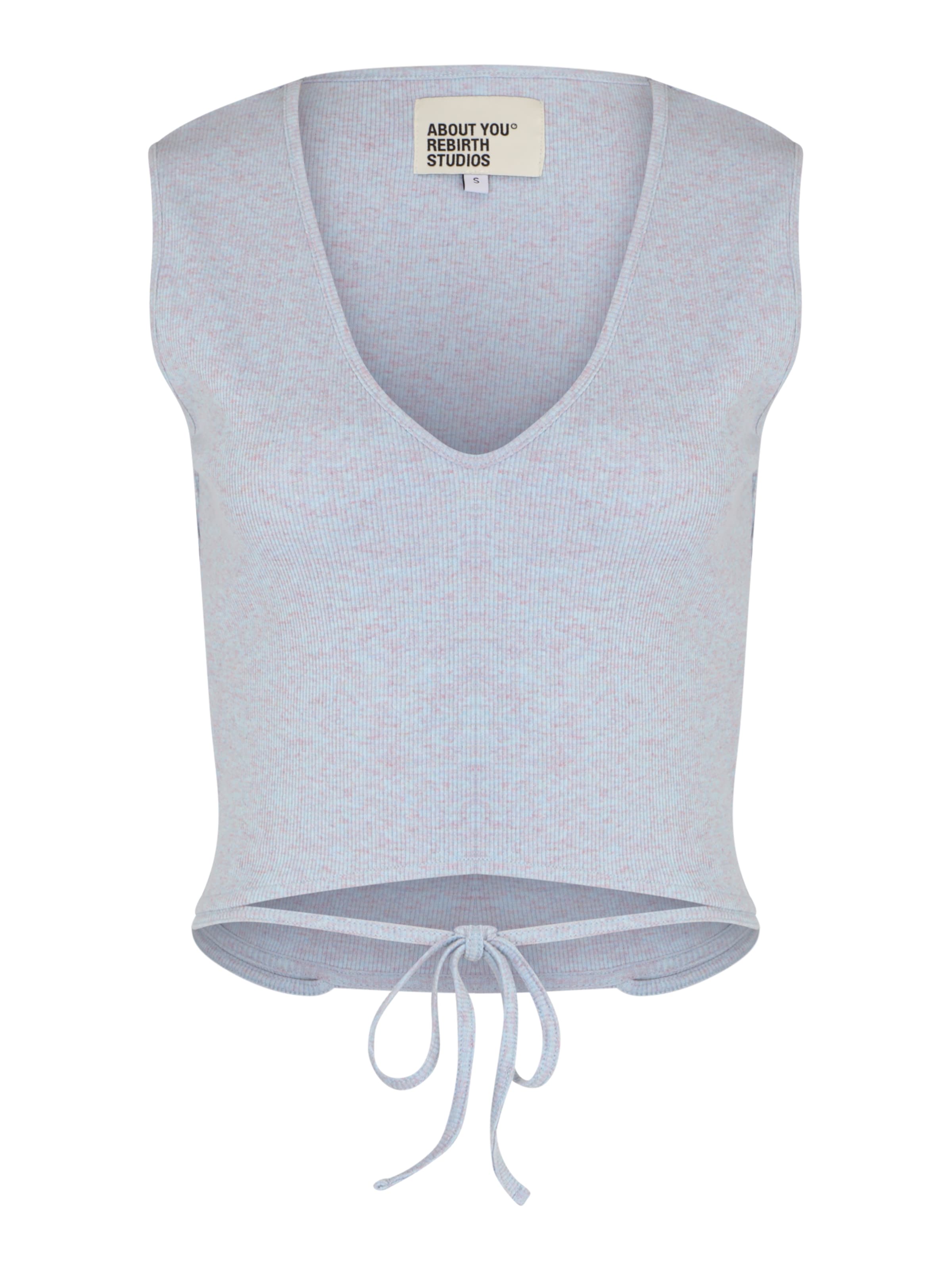 ABOUT YOU REBIRTH STUDIOS - Top 'Tamara' en azul: frente