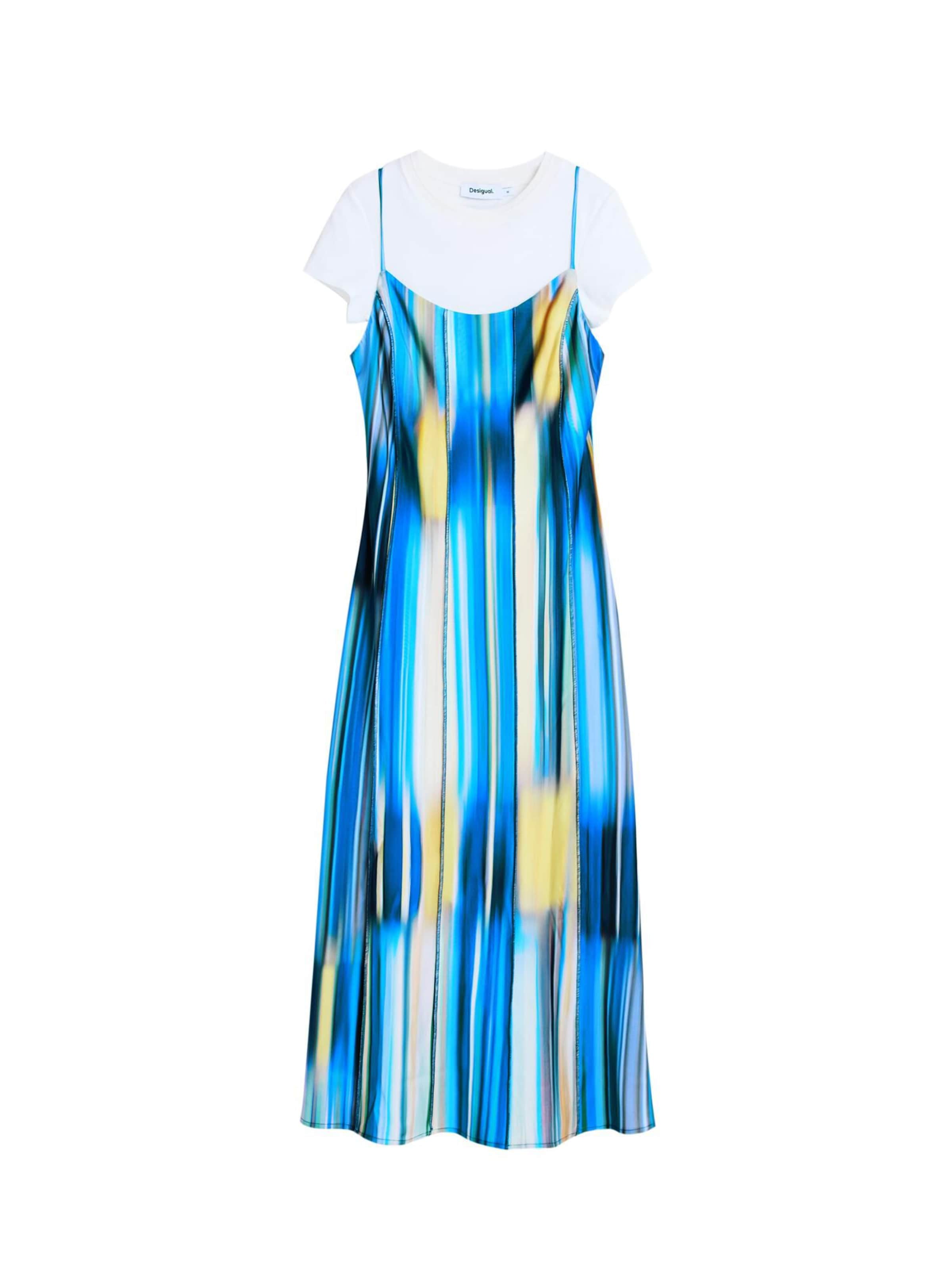 Suknelė iš Desigual, spalva – mėlyna / mišrios spalvos, Prekių apžvalga