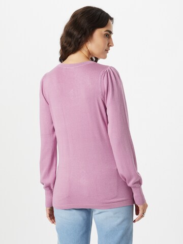 Fransa Sweater 'BLUME' in Purple