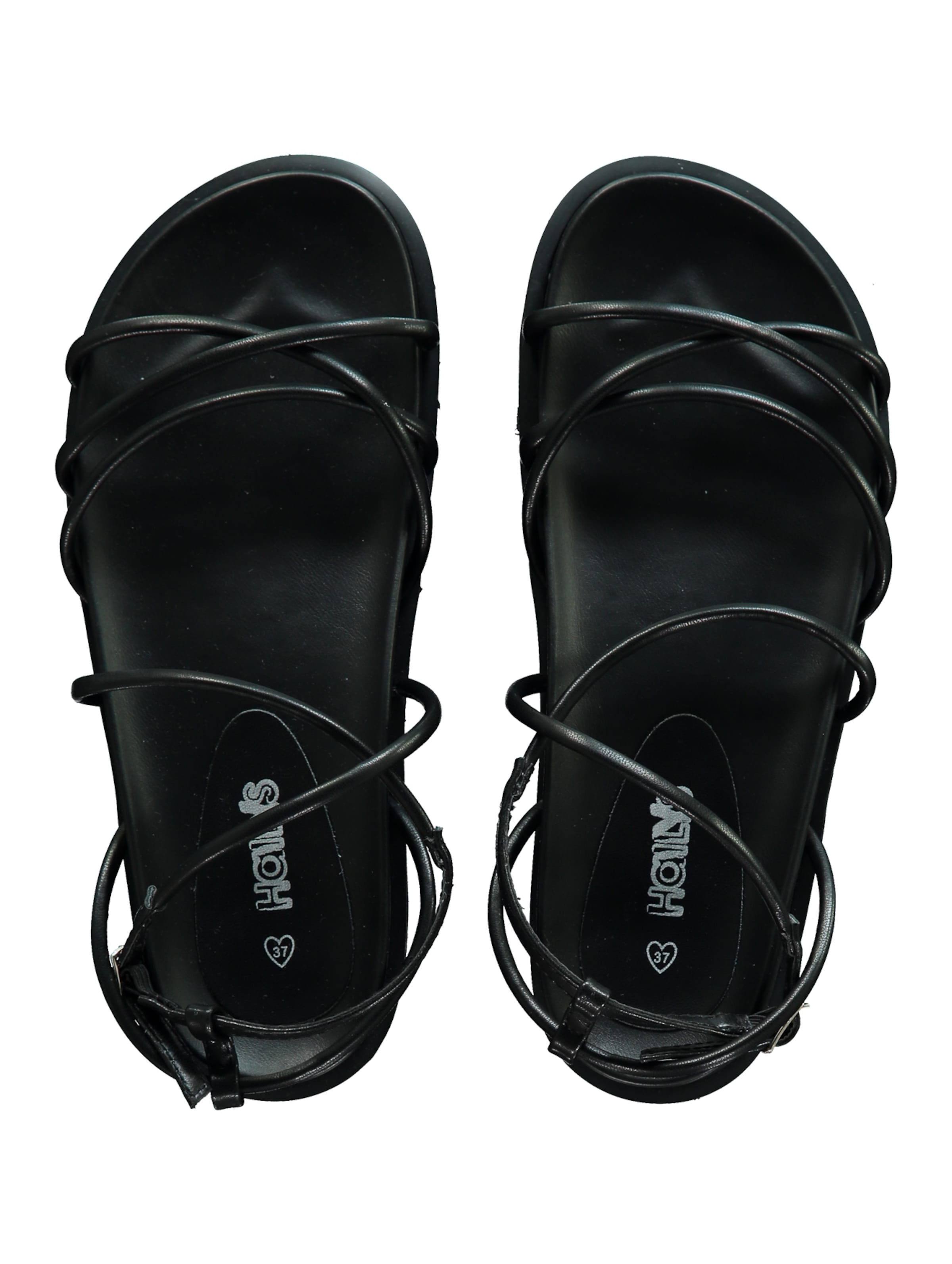 Hailys Сандали с каишка 'Melek' в черно