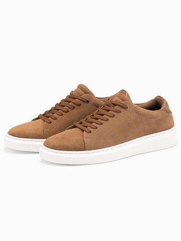 Ombre - Zapatillas deportivas bajas en marrón: frente