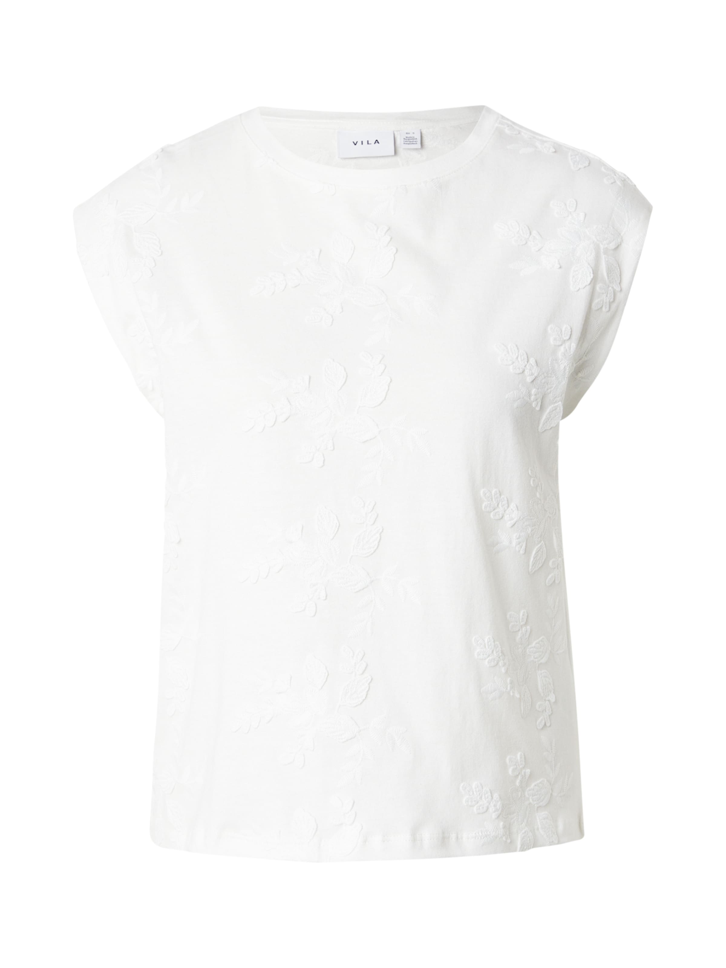 VILA Топ в Белый: спереди