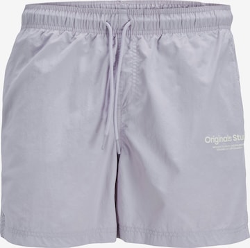 JACK & JONES Swimming shorts 'JPSTNaxos' in Purple: front
