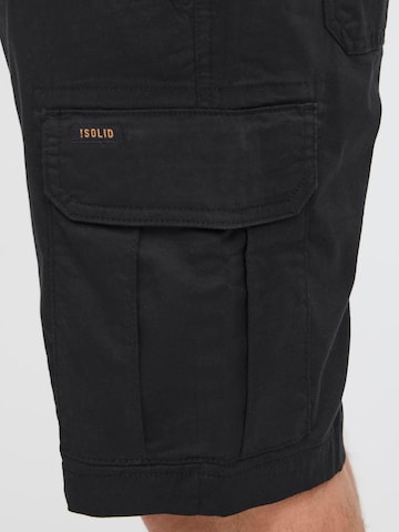 !Solid - Regular Calças cargo ' SDKALLANT ' em preto
