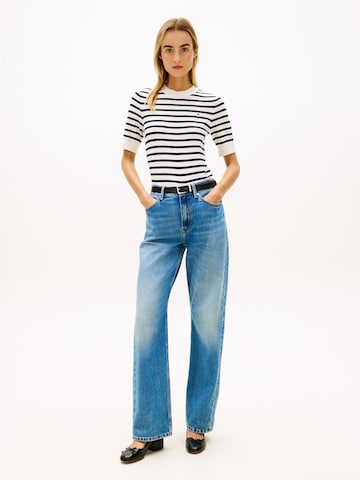 TOMMY HILFIGER Pullover in Weiß