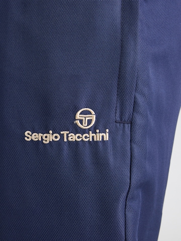 Sergio Tacchini Zwężany krój Spodnie sportowe 'Carson 021' w kolorze niebieski