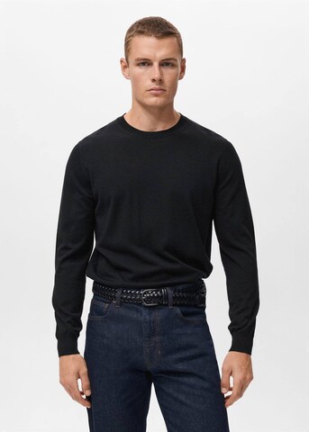 MANGO MAN Sweater 'Willy' in Black: front