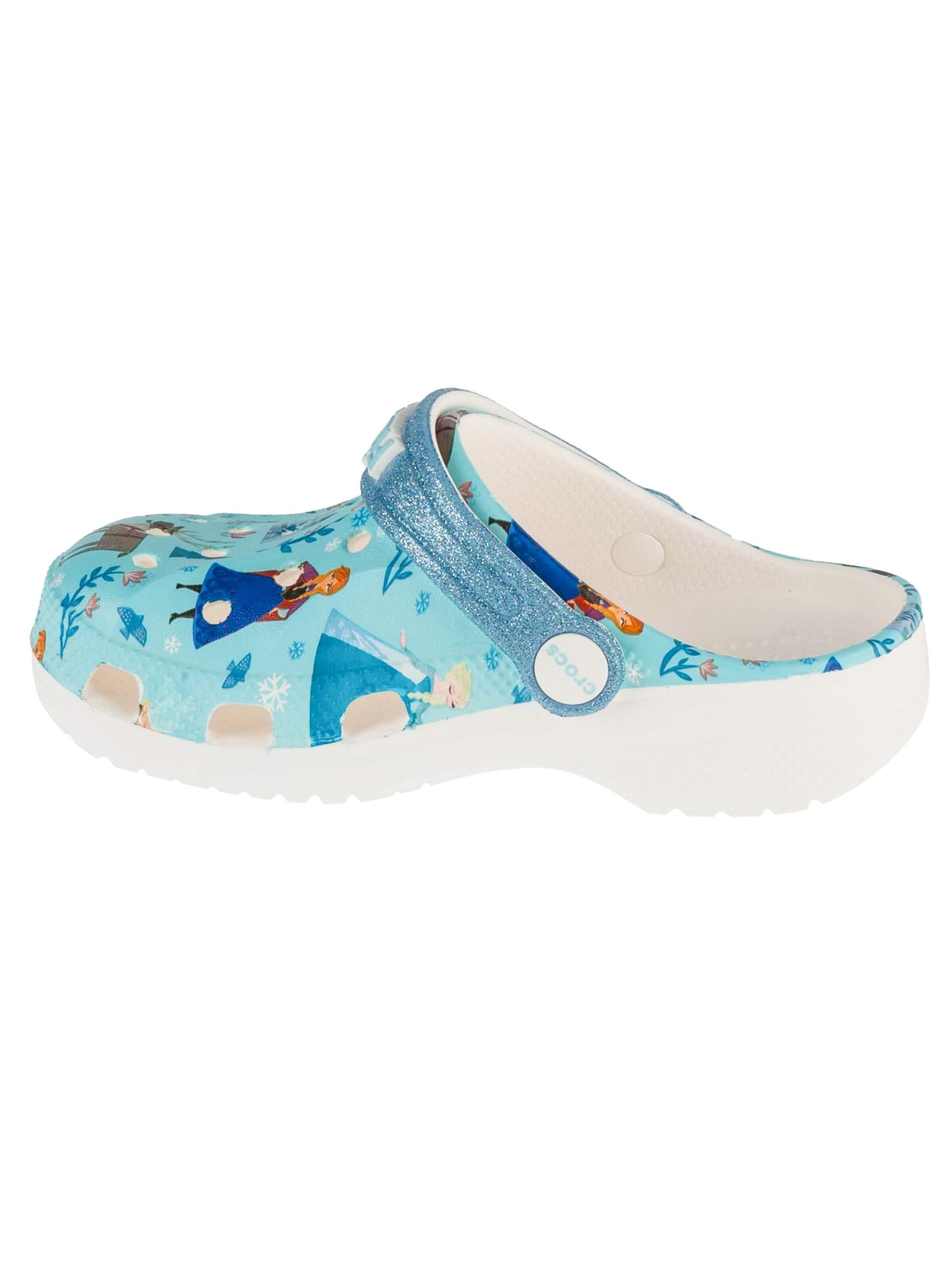 Crocs Sandal 'Crocs Frozen Baya Clog Kids' in Blue: front