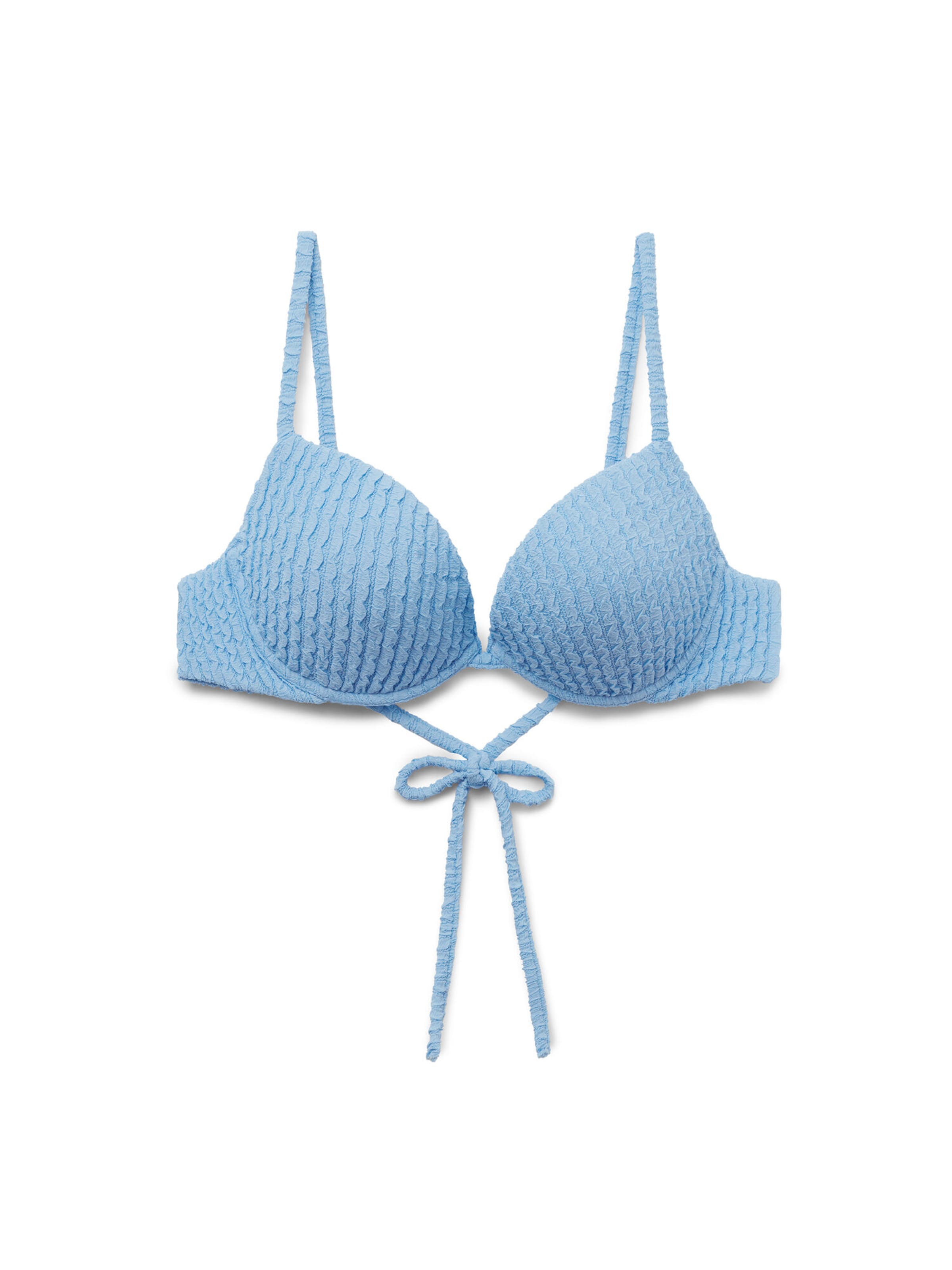 Tezenis Push-up Bikini Top 'Dreamy' in Blue: front