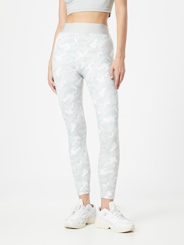 ADIDAS PERFORMANCE Skinny Sports trousers in White: front