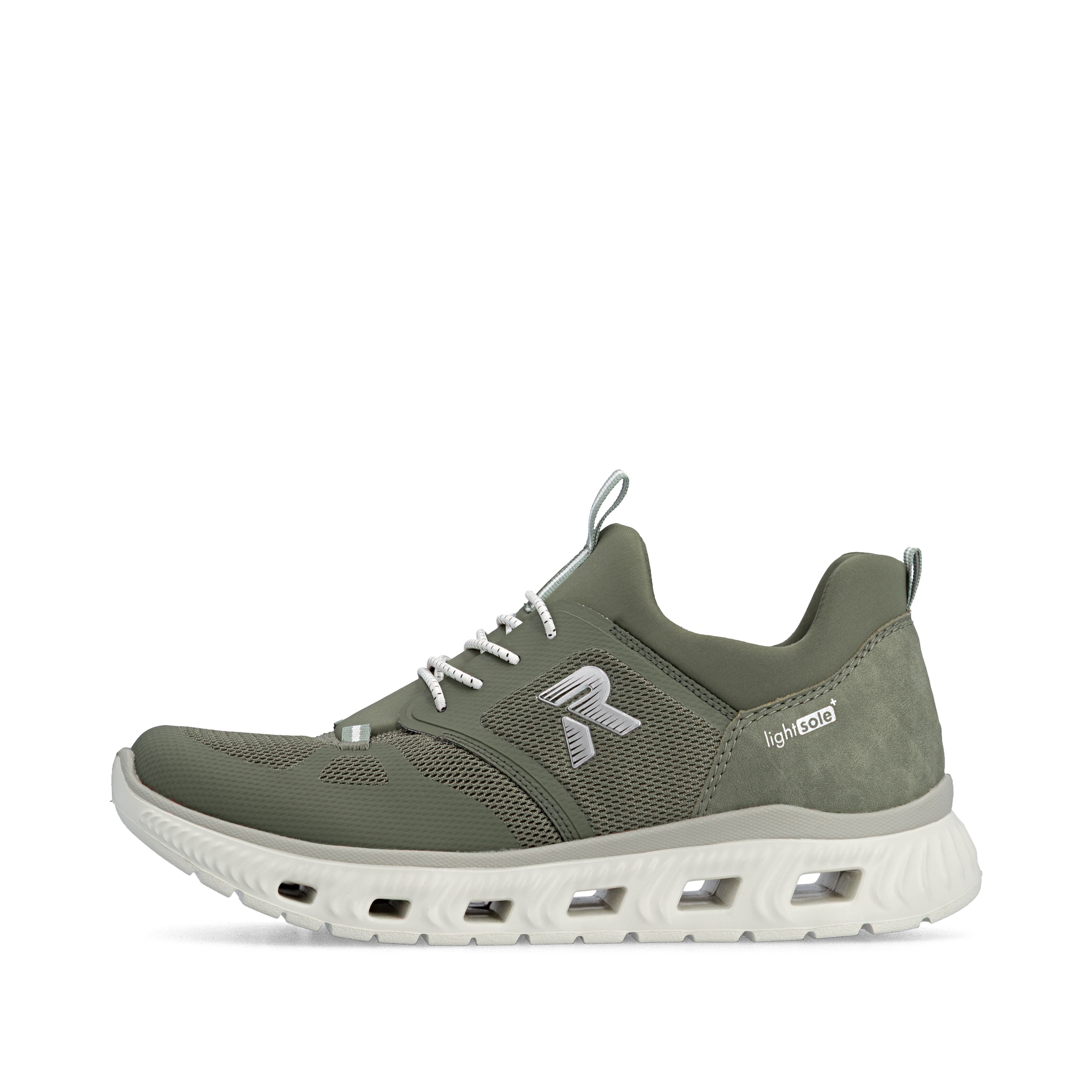 Rieker Slip-Ons in Green: front