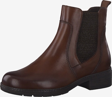 JANA Chelsea Boots in Braun: front