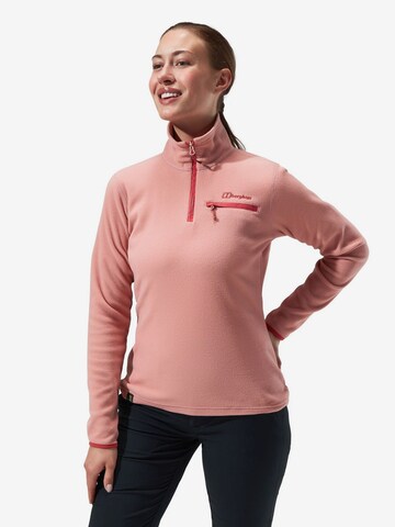 Berghaus Fleece jas in Rood: voorkant