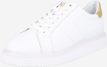 Sneaker low 'ANGELINE' de la Lauren Ralph Lauren pe alb: față