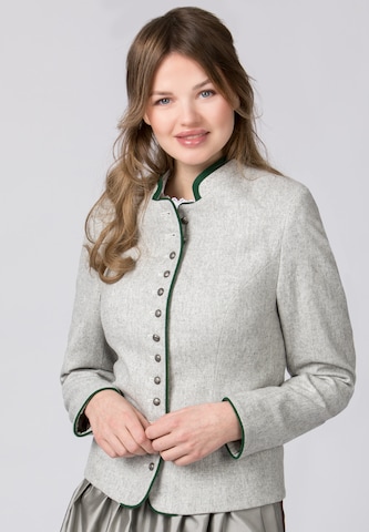 STOCKERPOINT Knit Cardigan 'Elisabeth' in Grey: front