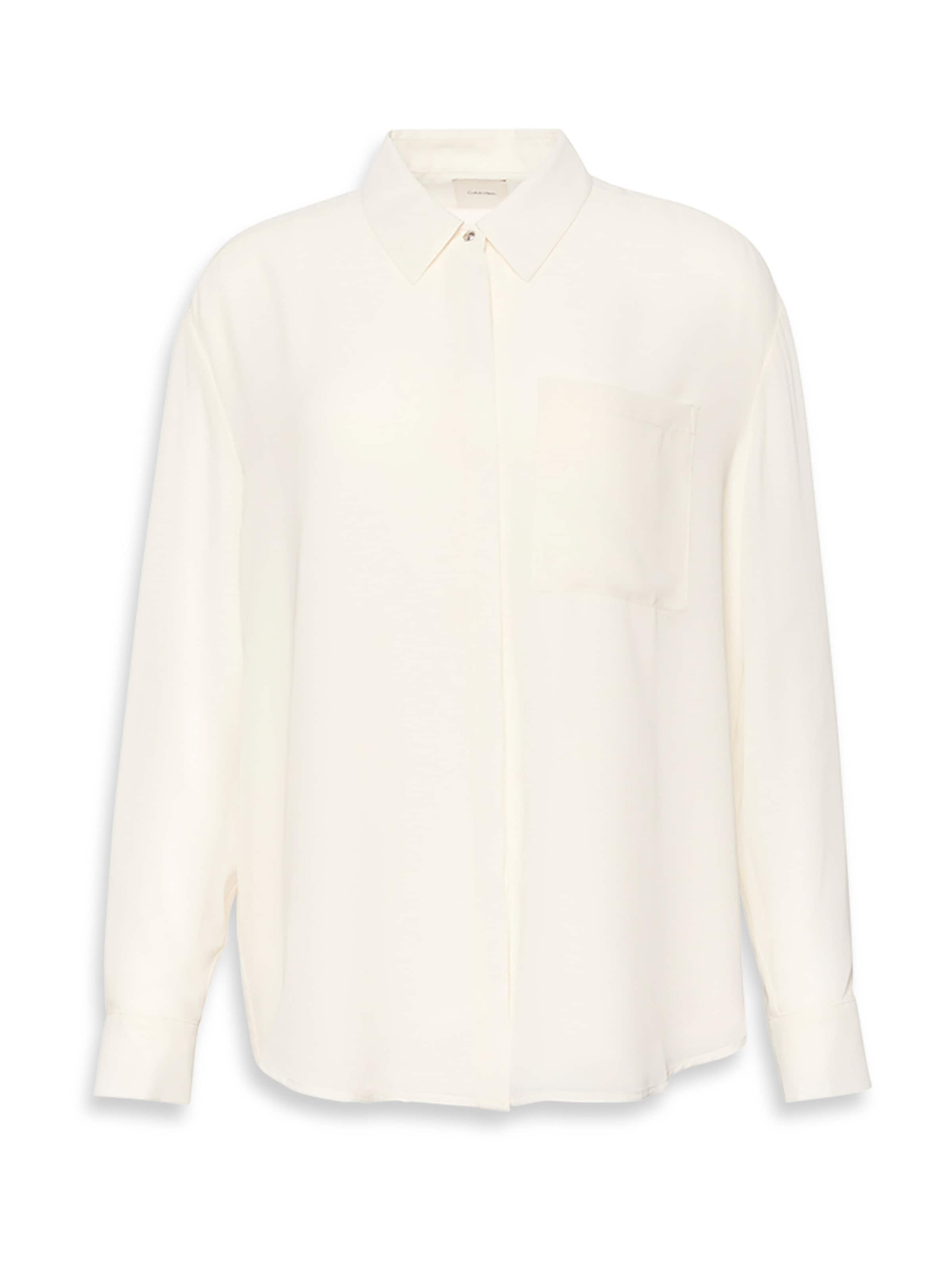 Calvin KleinBluza - bijela boja: prednji dio