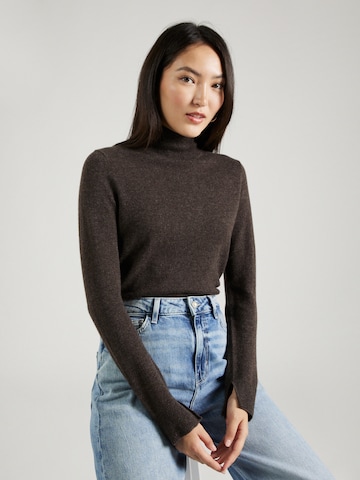 Pure Cashmere NYC Sweater in Brown: front