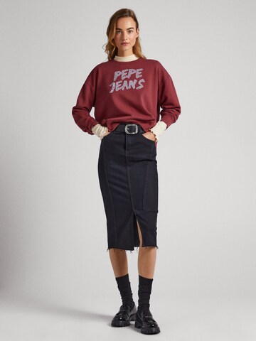 Pepe Jeans Sweatshirt 'BAILEY' in Rot