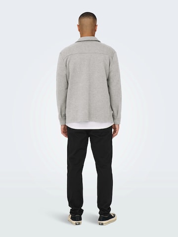 Only & Sons Regular fit Overhemd 'ONSNEW KODYL' in Grijs