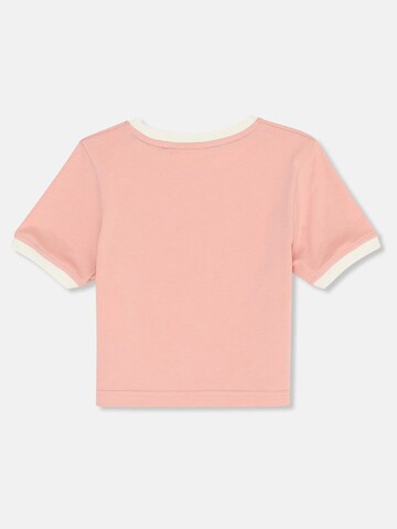 FILA Paita 'PRATOLINO cropped ringer t-shirt' värissä vaaleanpunainen