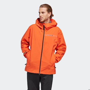 ADIDAS TERREX Outdoor jacket in Orange: front