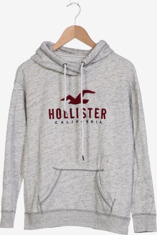 HOLLISTER Sweatshirt & Zip-Up Hoodie in M in Grey: front